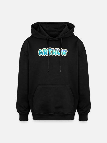 Occupation Arthur - Oversized Unisex Hoodie - black