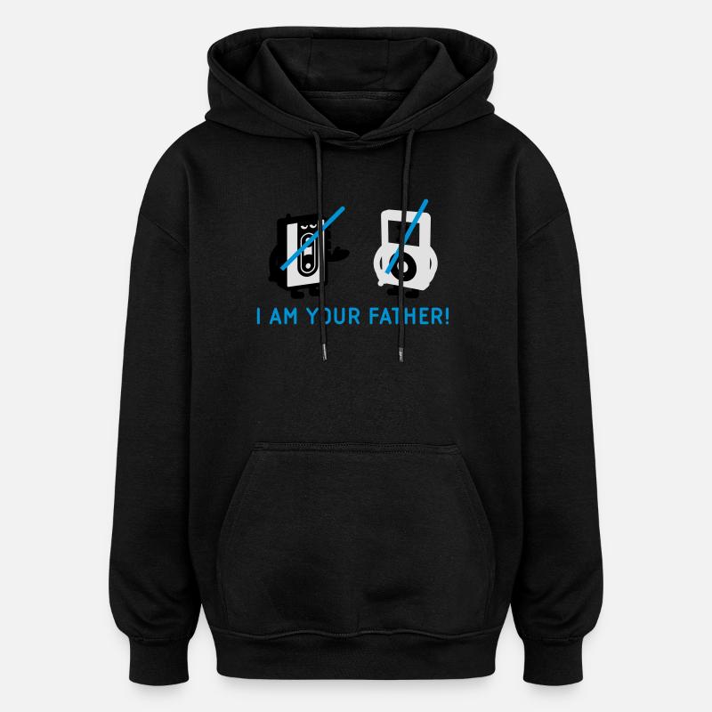 darth vader vs pod - Oversized Unisex Hoodie - black