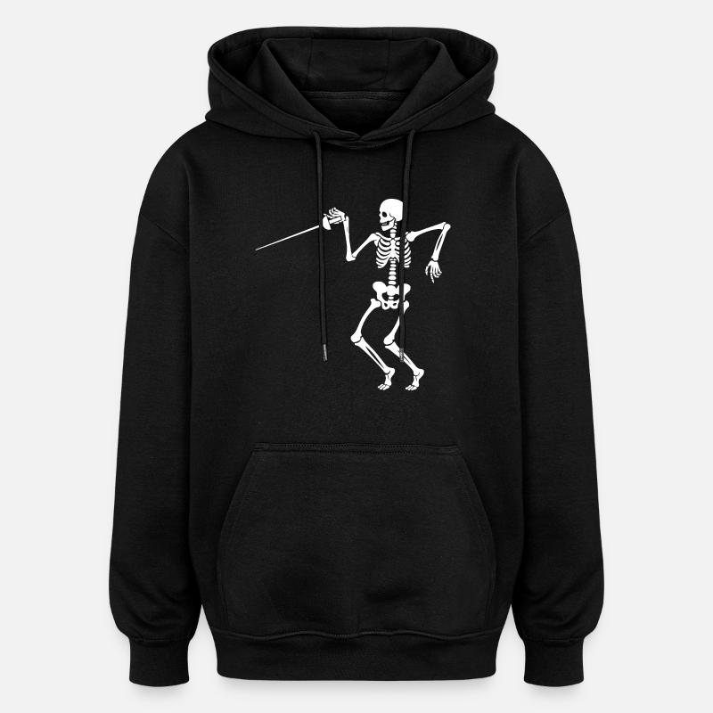 Fechter Fechten - Oversized Unisex Hoodie - Schwarz