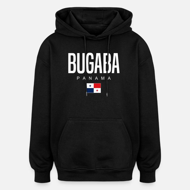 Bugaba Panama Panamanian - Oversized Unisex Hoodie - black