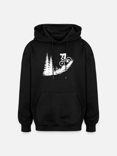 VTT VTT - Sweat à capuche oversize unisexe - noir