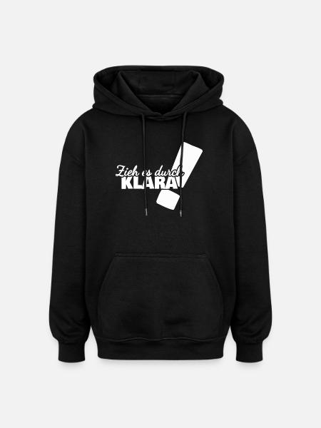 Geschenk für Klara - Oversized Unisex Hoodie - Schwarz