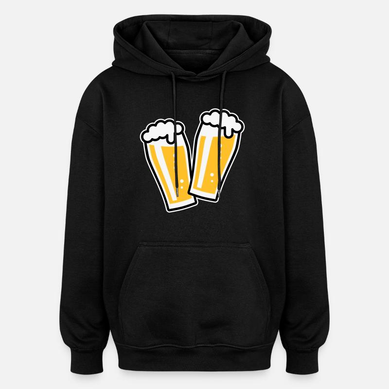 XDoppelter Willie (3) - Oversized Unisex Hoodie - black