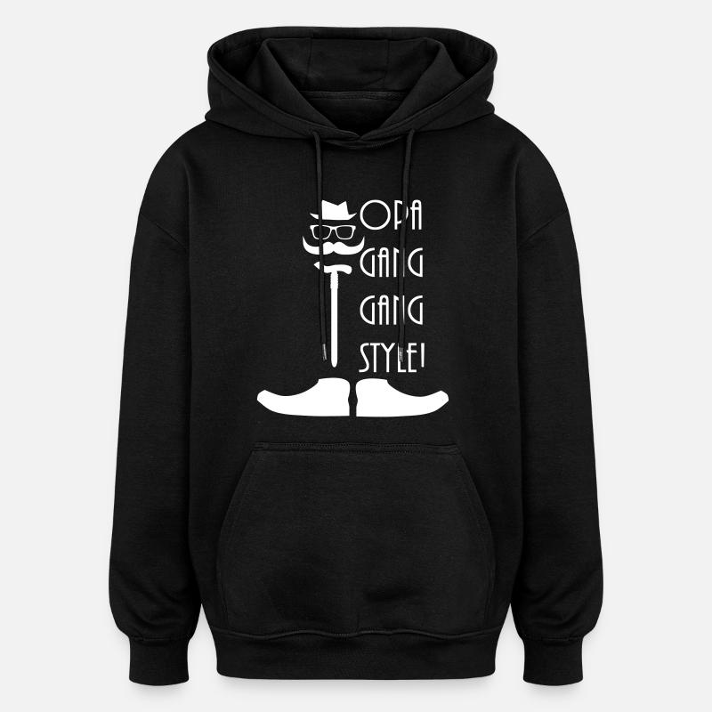 opa transition nam - Oversized Unisex Hoodie - black
