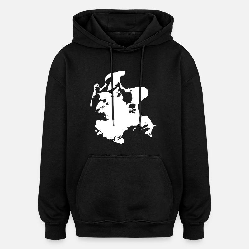 Réprimander - Sweat à capuche oversize unisexe - noir