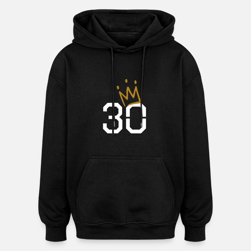 30 years old - Oversized Unisex Hoodie - black