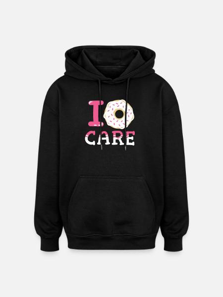 Donuts Donut-Liebhaber - Oversized Unisex Hoodie - Schwarz