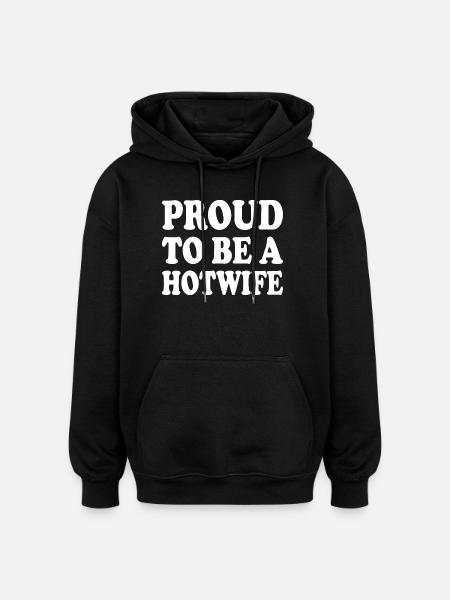 Fier d’être cocu - Sweat à capuche oversize unisexe - noir
