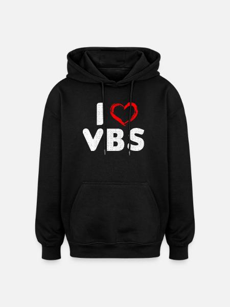 Ferienbibelschule Christliches Design VBS Teach - Oversized Unisex Hoodie - Schwarz