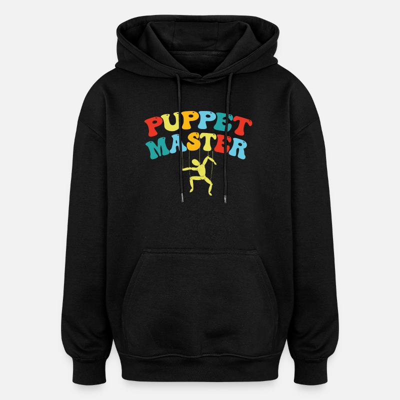 Puppet Master Swing Art - Oversized Unisex Hoodie - black