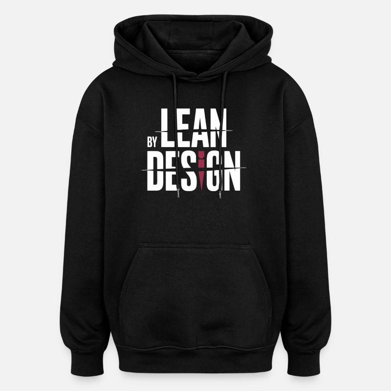 Schnittsaison Bei Reduziertem Kaloriendefizit - Oversized Unisex Hoodie - Schwarz