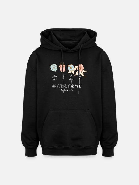 Enfants chrétiens Armor Of God - Sweat à capuche oversize unisexe - noir