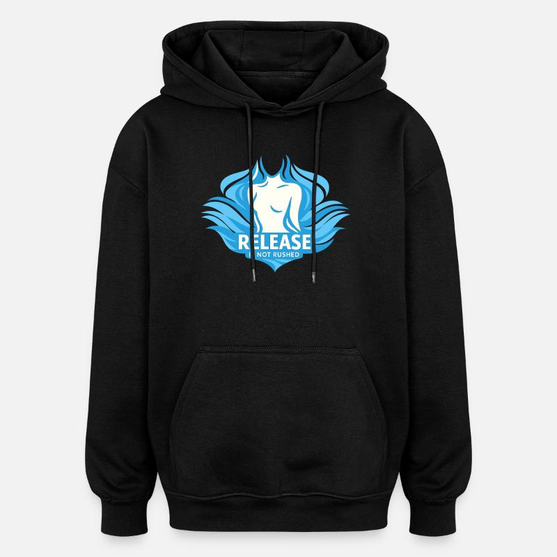 Somatic Healing Somatic Therapy - Oversized Unisex Hoodie - black