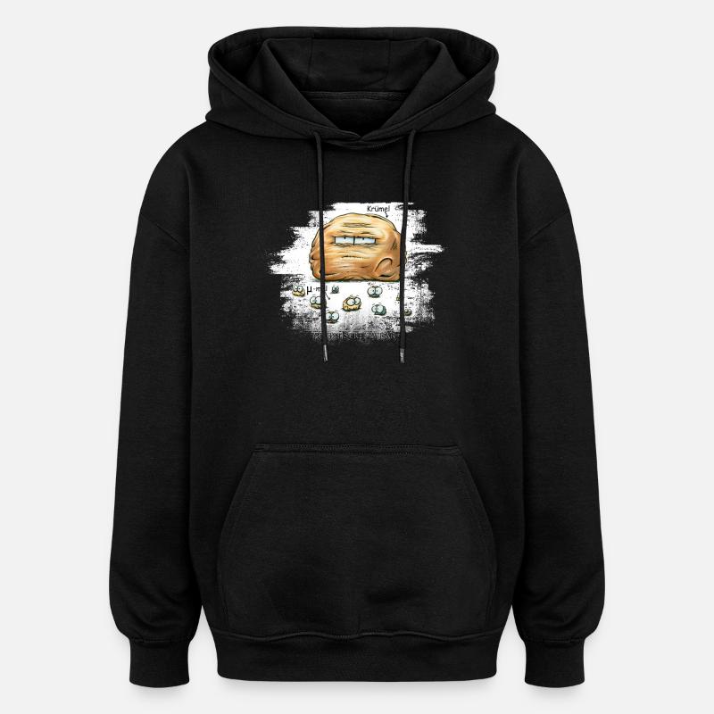 µ-mel - Oversized Unisex Hoodie - Schwarz
