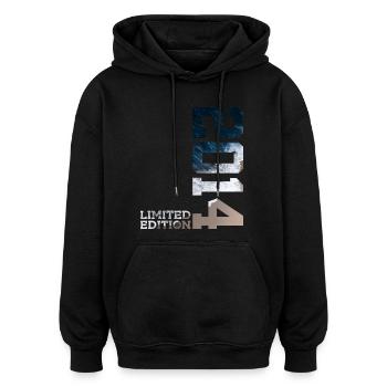 12. GEBURTSTAG LIMITED EDITION 2014 - Oversized Unisex Hoodie - Schwarz - Vorne - Noah (186cm)