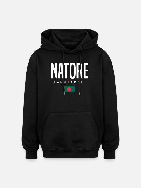 Natore Bangladesh - Oversized Unisex Hoodie - black