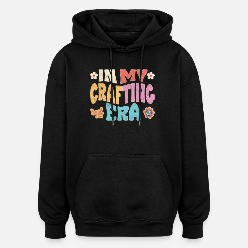 À l’époque de l’artisanat - Sweat à capuche oversize unisexe - noir