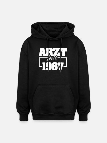 Arbeitsmediziner 19 - Oversized Unisex Hoodie - Schwarz