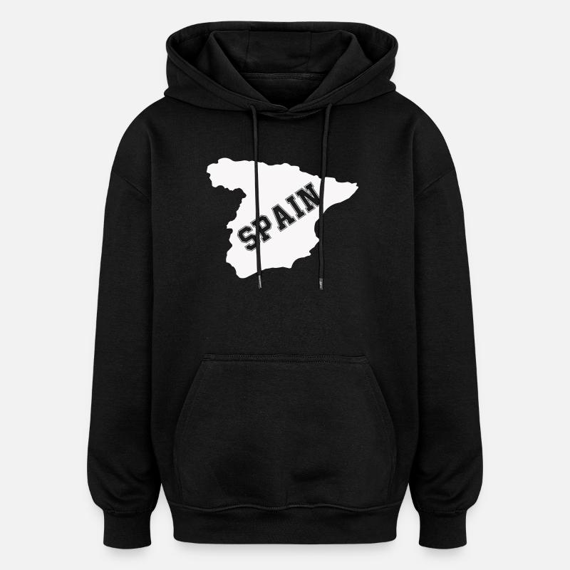 spanien spain - Oversized Unisex Hoodie - Schwarz