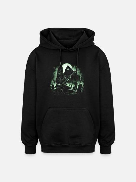 Black Metal Music - Oversized Unisex Hoodie - black