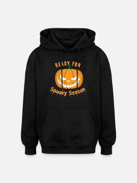 Saison effrayante - Sweat à capuche oversize unisexe - noir