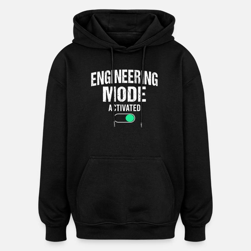 Mechanical Engineering Mechanical Engineer - Oversized Unisex Hoodie - black
