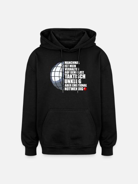 My behaviour Petanque Boule Boule player - Oversized Unisex Hoodie - black