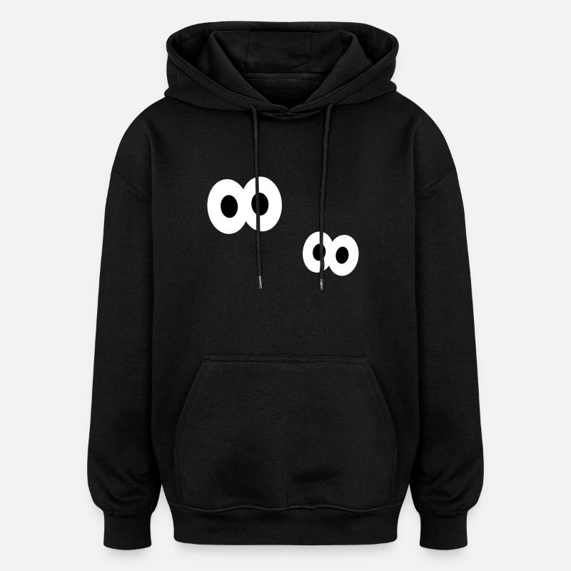 eyes - Oversized Unisex Hoodie - black