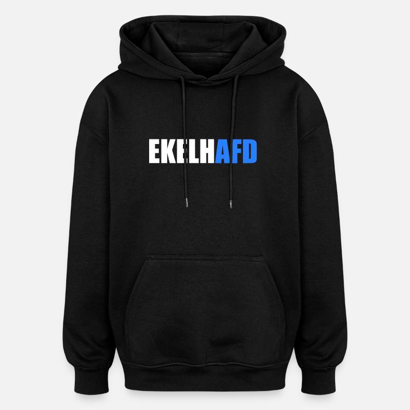 Ekelhafd - Oversized Unisex Hoodie - Schwarz