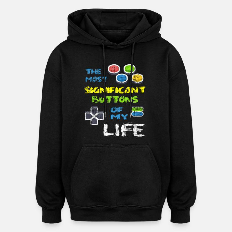 Videospiel Videogame Spielen Hobby Geschenk - Oversized Unisex Hoodie - Schwarz