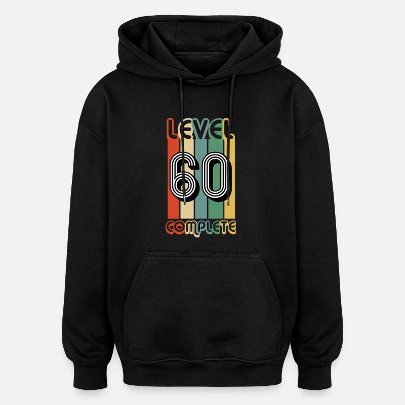 Cadeau anniversaire papy 60 ans - Sweat à capuche oversize unisexe - noir