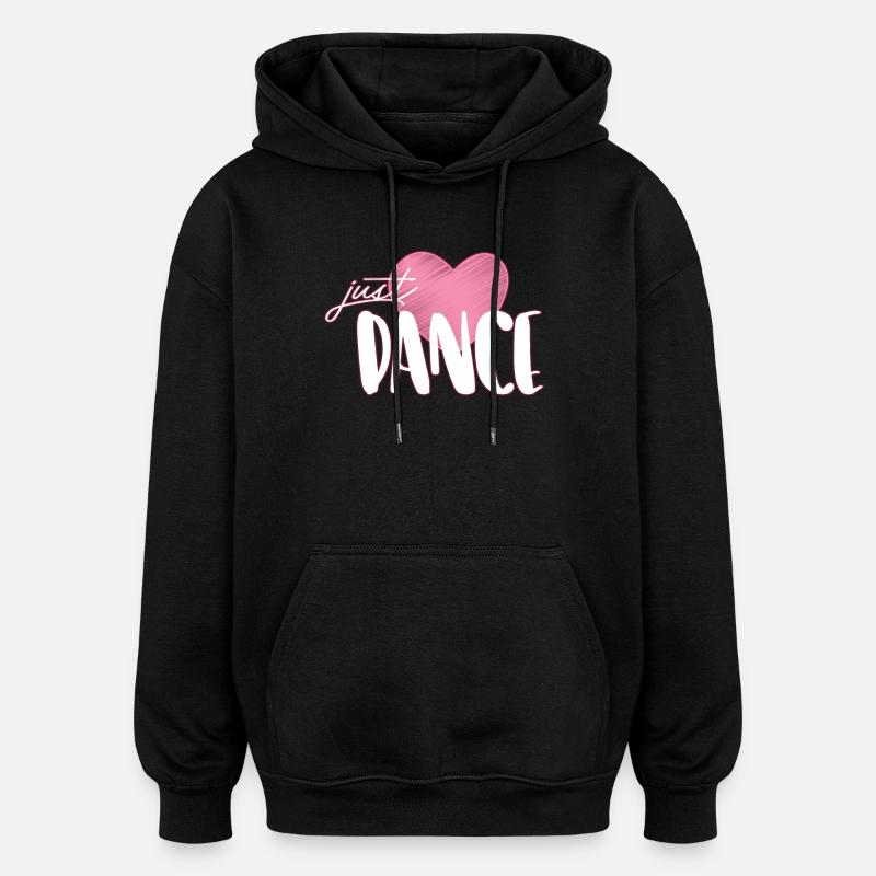 Dance - Oversized Unisex Hoodie - black