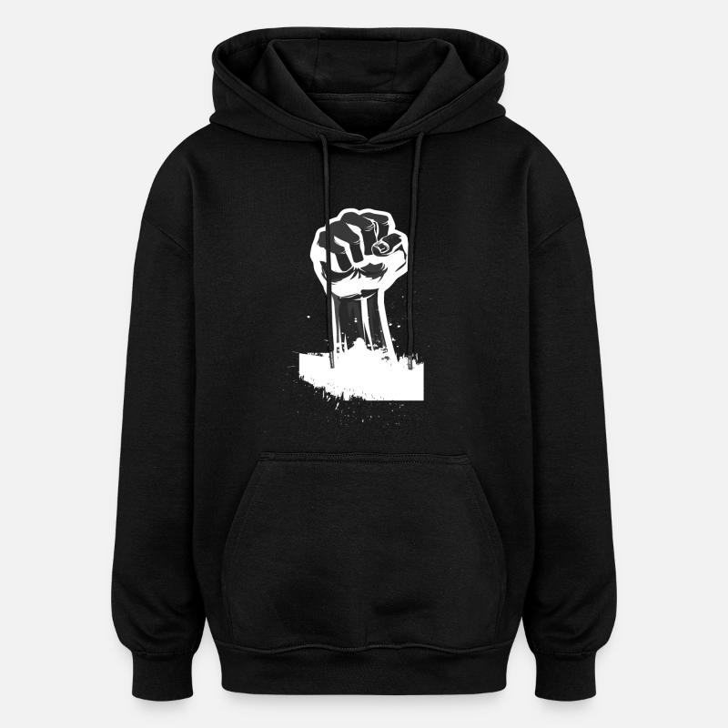 Revolution Faust Geschenk - Oversized Unisex Hoodie - Schwarz