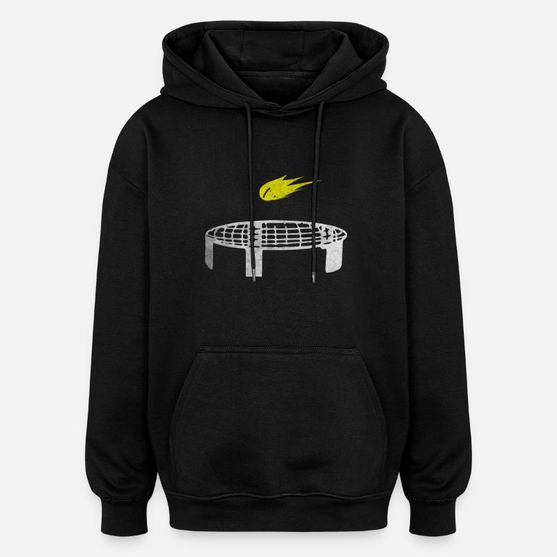 Spikeball - Sweat à capuche oversize unisexe - noir