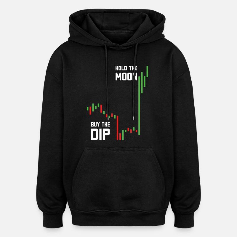 acheter l’investissement dip - Sweat à capuche oversize unisexe - noir