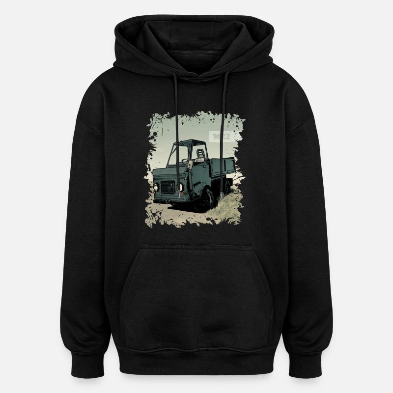 Camion MultiCar M22 DDR - Sweat à capuche oversize unisexe - noir