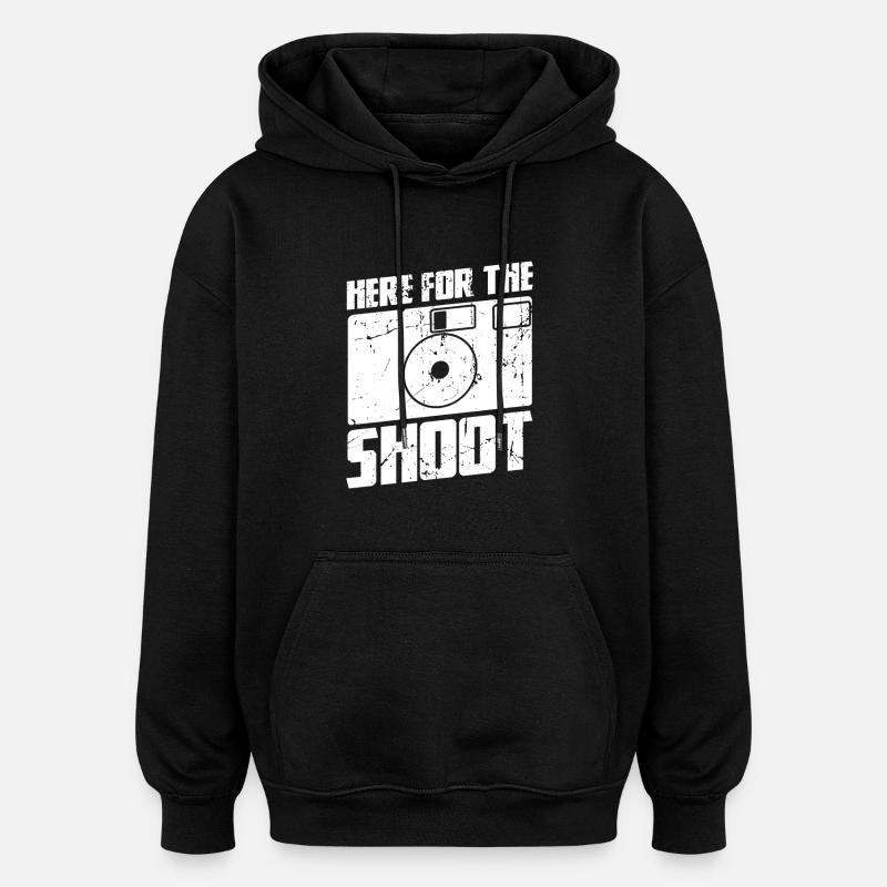 Fotografie Witz - Oversized Unisex Hoodie - Schwarz