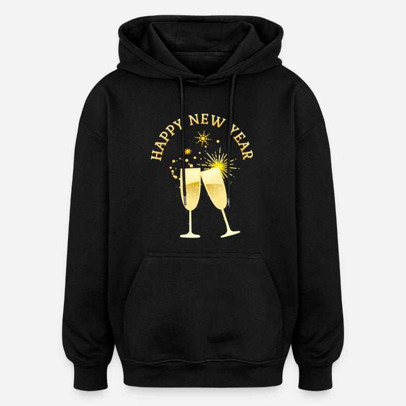 À votre santé! -Bonne année ! - Sweat à capuche oversize unisexe - noir
