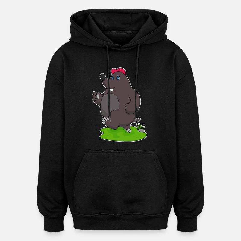 Mole Jogger Jogging - Sweat à capuche oversize unisexe - noir