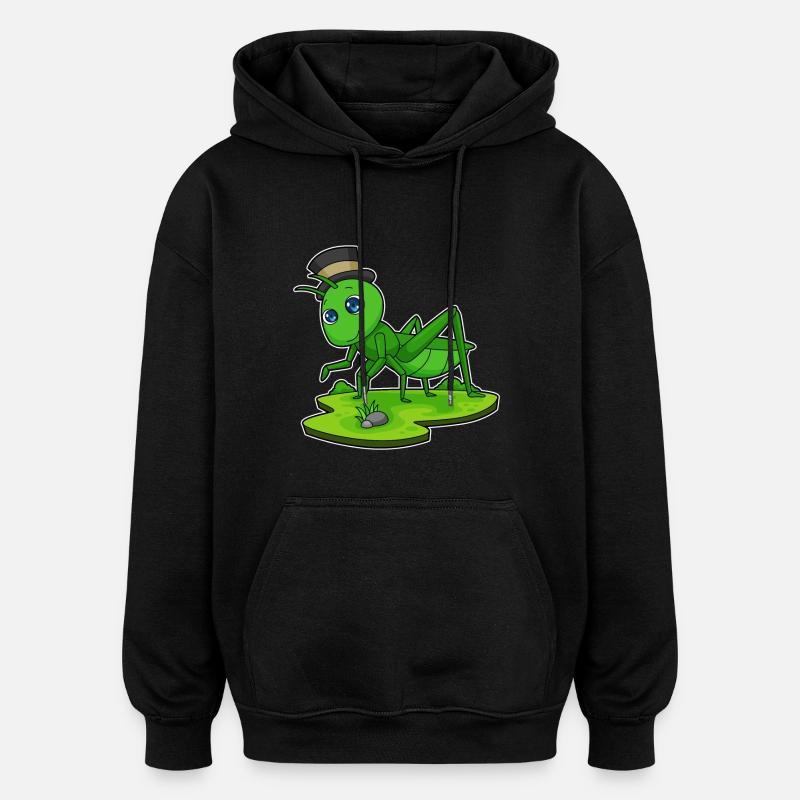 Caterpillar Gentleman Hat - Sweat à capuche oversize unisexe - noir