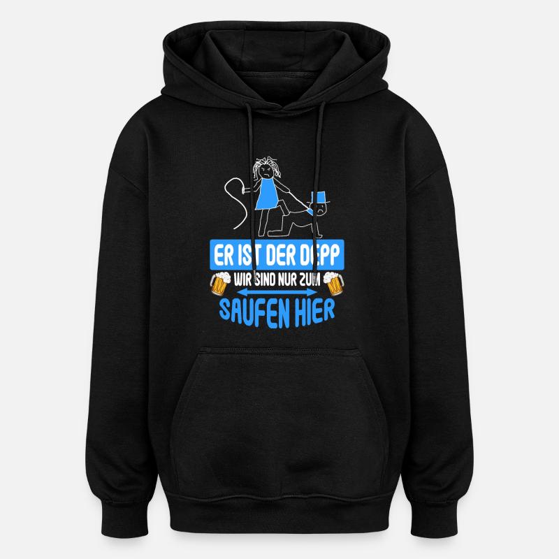 Junggesellenabschied Poltern Polterabend JGA - Oversized Unisex Hoodie - Schwarz