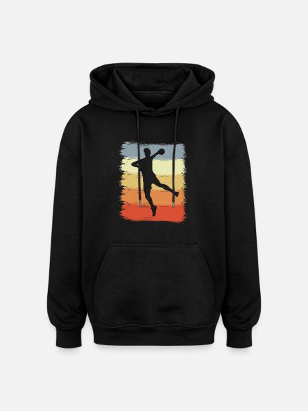 Children's Handball - Oversized Unisex Hoodie - black