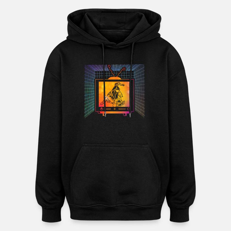 Jiu-Jitsu Brésilien - Sweat à capuche oversize unisexe - noir