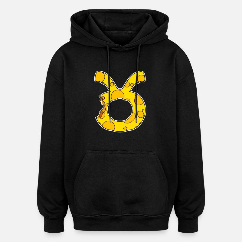 Sternzeichen Stier Symbol - Oversized Unisex Hoodie - Schwarz
