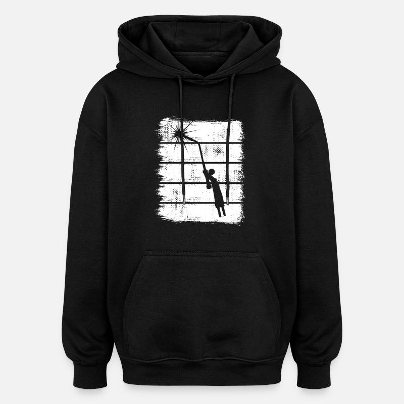 Schweißelektrode - Oversized Unisex Hoodie - Schwarz