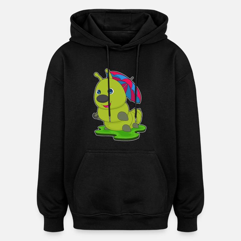Parapluie Caterpillar - Sweat à capuche oversize unisexe - noir