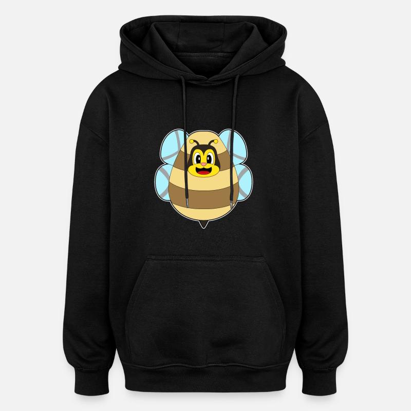 Oeuf de Pâques abeille - Sweat à capuche oversize unisexe - noir