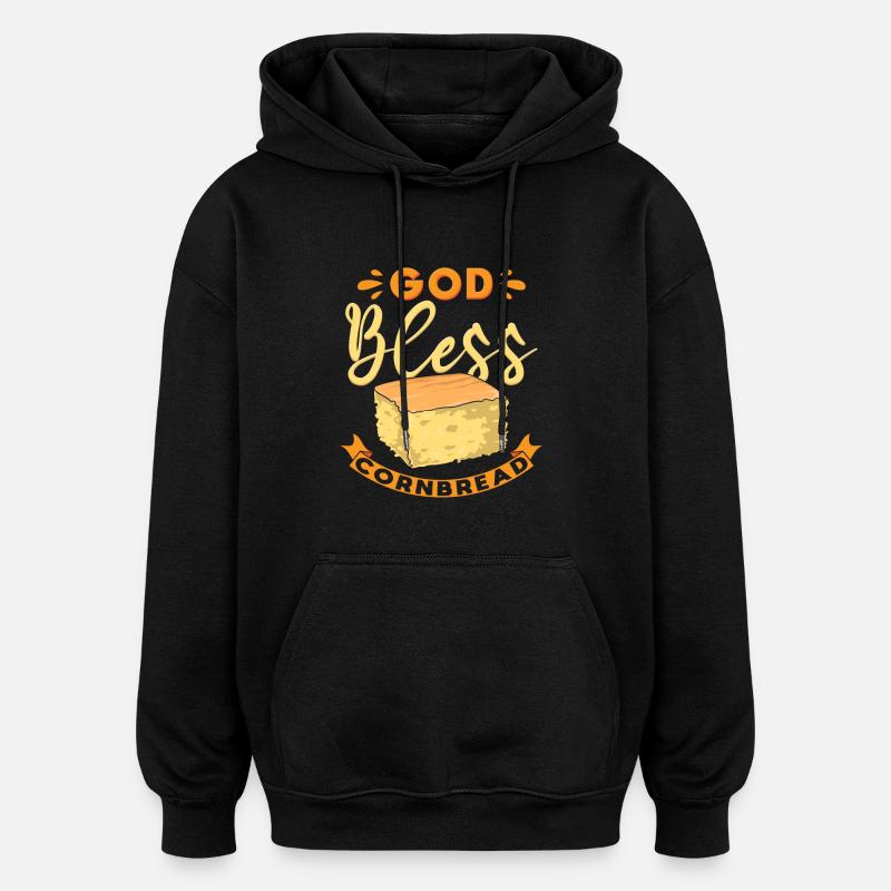 Cornbread Lover - Oversized Unisex Hoodie - black