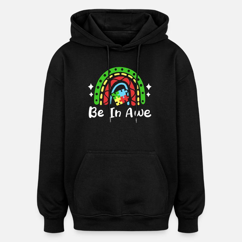 Autismus Bewusstsein - Oversized Unisex Hoodie - Schwarz