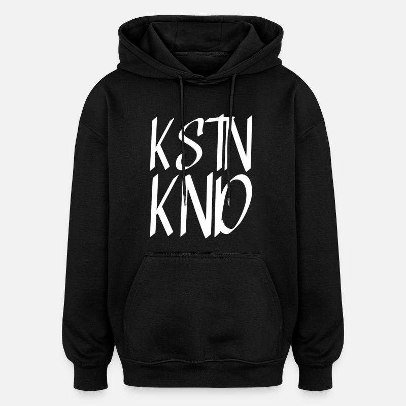 Kstnknd - Oversized Unisex Hoodie - Schwarz